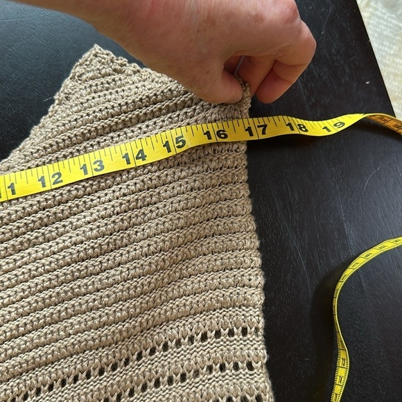 Boho Crochet Spaghetti Strap Mini Dress - Picture 9 of 10